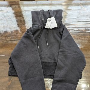 Abercrombie Cropped Popover Hoodie